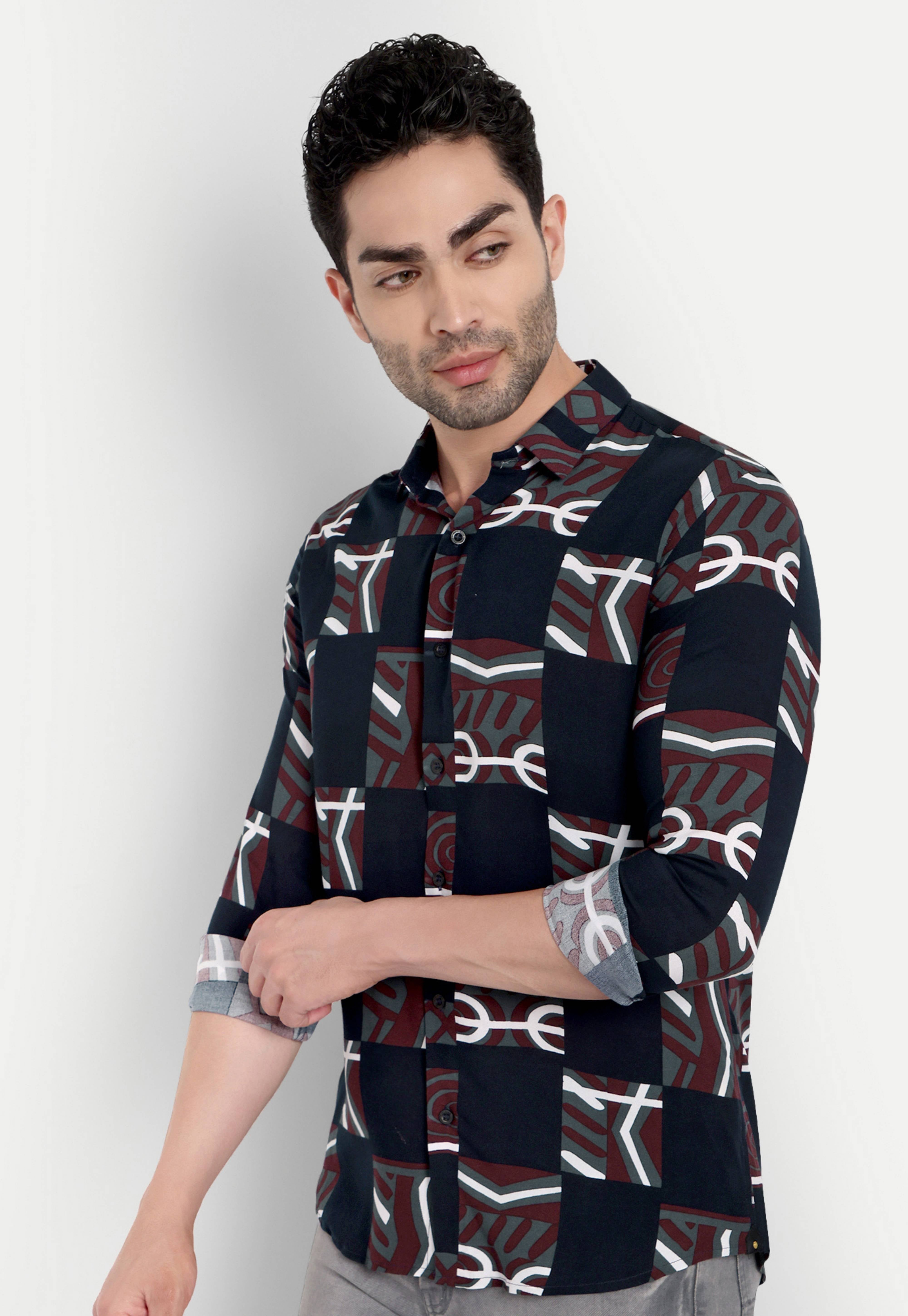 Twilight Blocks Full Sleeve Shirt